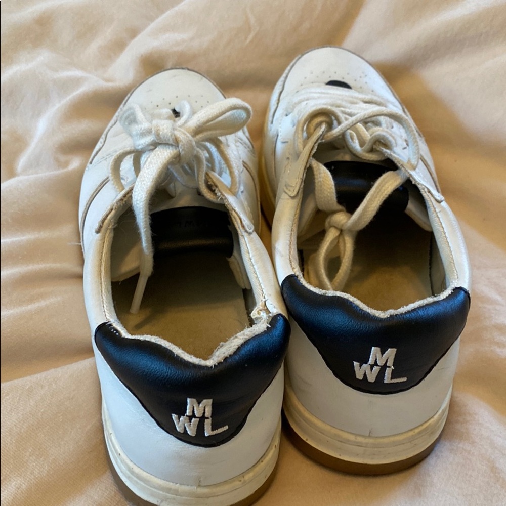 Madewell White and Black Sneakers